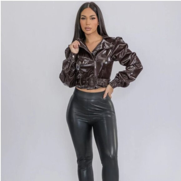 PLEATHER JACKET - Picture 4 of 4